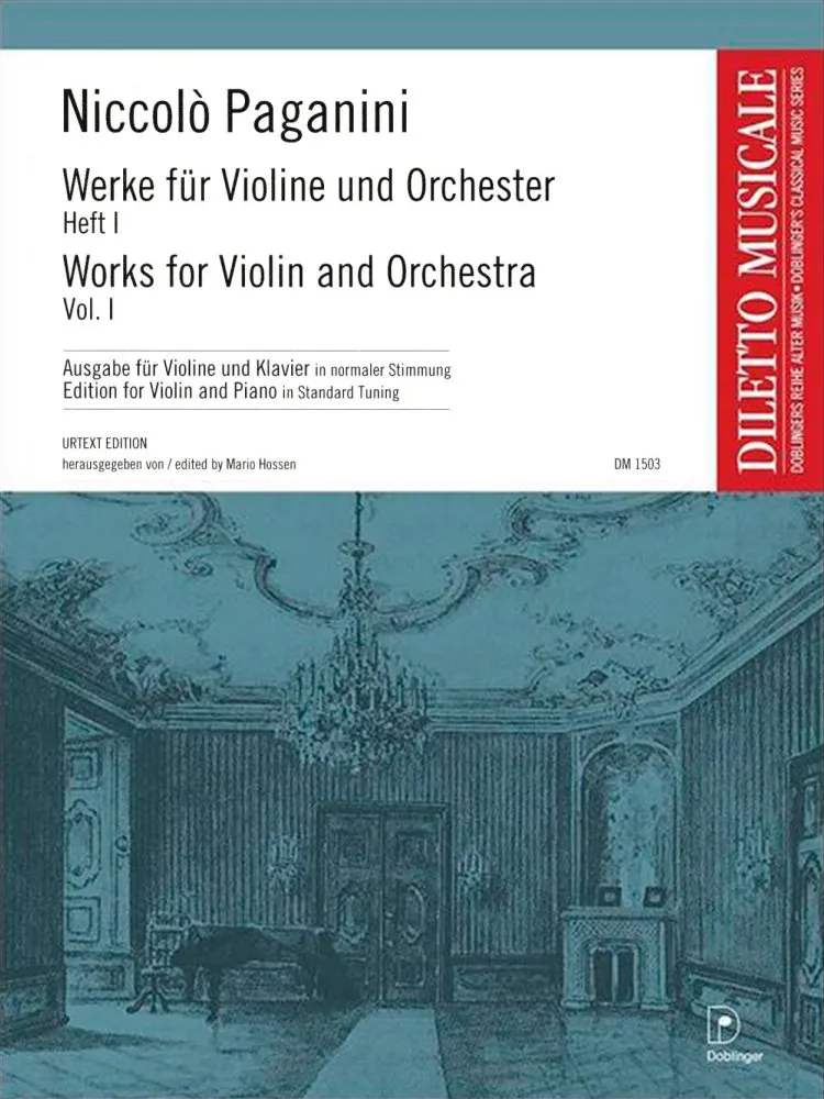 Niccolò PAGANINI — Werke für Violine und Orchester Vol. I